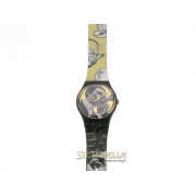 SWATCH Back Stage classic quarzo cassa e cinturino plastica new